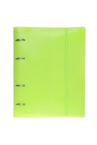 ТЕТР 120Л ХАТБЕР НА КОЛЬЦАХ LINE NEON ЗЕЛЕНАЯ (С РЕЗИНКОЙ) АРТ.120ТК5ВР1_03034 (2549)