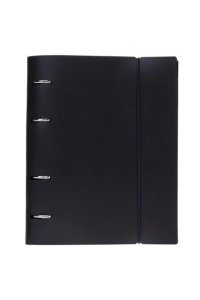 ТЕТР 120Л ХАТБЕР НА КОЛЬЦАХ VELVET ЧЕРНАЯ (С РЕЗИНКОЙ) АРТ.120ТК5ВР1_01601 (2679)