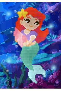 АЛМАЗНАЯ МОЗАИКА 15*20 ДЕТСКАЯ РУСАЛОЧКААМК-011