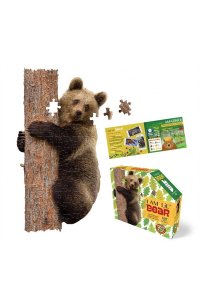 ПАЗЛЫ КОНТУРНЫЕ 100ЭЛ I AM МЕДВЕДЬ (РАЗМЕР ПАЗЛА 483*864 ММ) АРТ. IAM4003