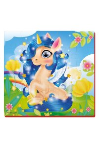 ПАЗЛЫ МЯГ 25 ЭЛ ГОЛУБОЙ ЕДИНОРОГ(3+) /ПАКЕТ/ А4 АРТ.VT1109-07