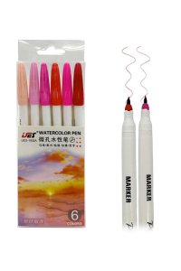 НАБОР ЛИНЕРЫ 6 ЦВ 0.4ММРОЗОВЫЕ ОТТЕНКИ UES-1002A DM-370 (9013)