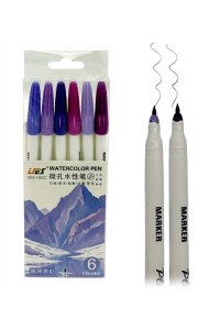 НАБОР ЛИНЕРЫ 6 ЦВ 0.4ММФИОЛЕТОВЫЕ ОТТЕНКИ UES-1002C DM-372 (1016)