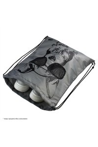 МЕШОК Д/ОБУВИ ФЕНИКС+ 36*48 СМ ОКНО ИЗ СЕТКИ СОБАКА В ОЧКАХ 62648