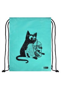 МЕШОК Д/ОБУВИ ФЕНИКС+ 34*42 СМ КОТ С ЛИМОНАДОМ 62501