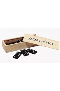 НАСТ ИГРА ДОМИНО КЛАССИЧЕСКОЕ *РЫЖИЙ КОТ* ДЕРЕВ КОРОБКААРТ.P00070