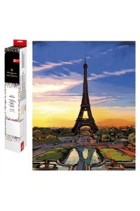 АЛМАЗНАЯ МОЗАИКА 40*50СМ ЭЙФЕЛЕВА БАШНЯ АРТ.59794