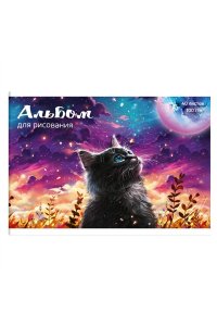 АЛЬБОМ Д/РИС 40Л ФЕНИКС+КОТ И ЛУНА АРТ. 69886