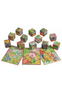 УМНЫЕ КУБИКИ 12ШТ КТО ЖИВЁТ В ДЖУНГЛЯХ? (5+) АЙРИС АРТ.27056/27461