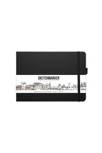 СКЕТЧБУК SKETCHMARKER 80Л 21*14,8СМ ЧЕРНЫЙ ПЕЙЗАЖ АРТ.2314004SM (6566)